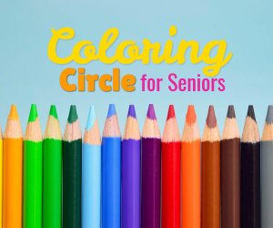 coloring circle for seniors